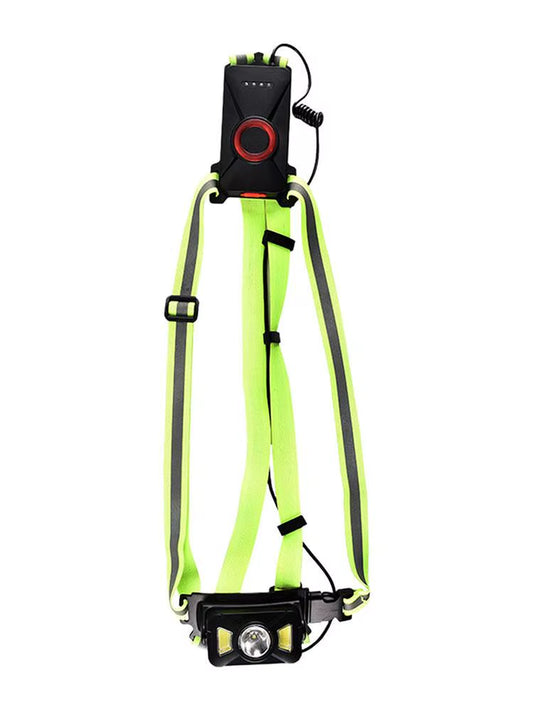 LED Running Vest Running Lights Ultra Bright with Rechargeable Battery 65 Adjustable Beam Angle USB Night Running LED Light