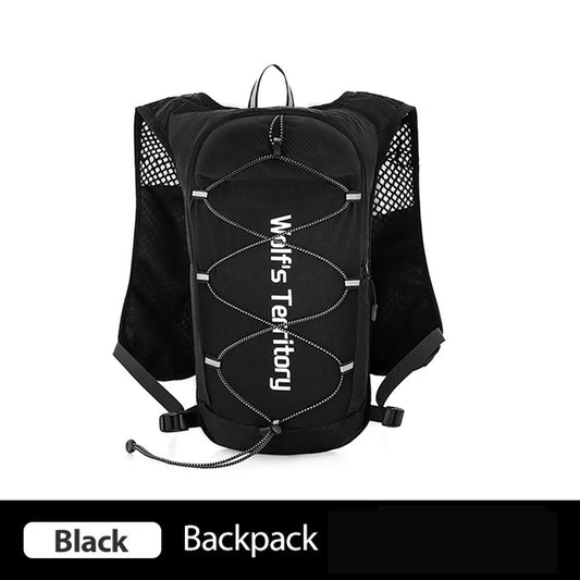 Outdoor Trail Running Ultralight Backpack Running Hydration Vest Breathable Marathon Running Backpack Water Bottle