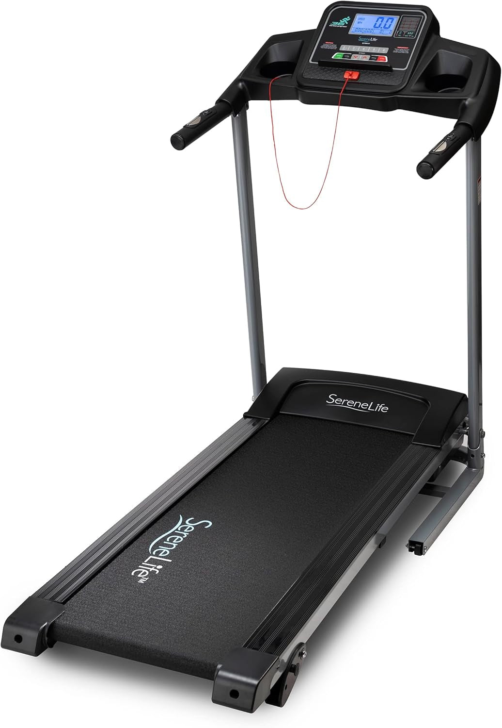 Folding Treadmill Exercise Running Machine - Electric Motorized Running Exercise Equipment for Apartment Home/Office Jogging Compact Folding Easy Assembly